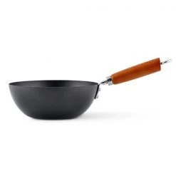 Ken Hom Classic 20cm Non-Stick Carbon Steel Mini Wok -POTS & PANS Sales 2022 KH320001 Ken Hom Classic 20cm Non Stick Carbon Steel Mini Wok 2