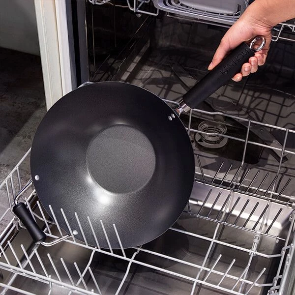 Ken Hom Excellence 31cm Non-Stick Carbon Steel 4 Piece Wok Set 7 Ken Hom Excellence 31cm Non-Stick Carbon Steel 4 Piece Wok Set - Image 5