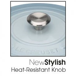 Le Creuset Signature Coastal Blue Cast Iron 20cm Round Casserole -POTS & PANS Sales 2022 Le Creuset Signature Coastal Blue Pic 3 4