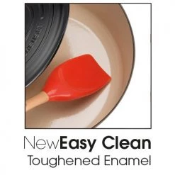 Le Creuset Signature Satin Black Cast Iron 30cm Shallow Casserole -POTS & PANS Sales 2022 Le Creuset Signature Satin Black Pic 2 4