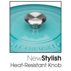 Le Creuset Signature Teal Cast Iron 25cm Oval Casserole -POTS & PANS Sales 2022 Le Creuset Signature Teal Pic 3 4