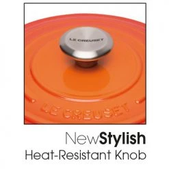 Le Creuset Signature Volcanic Cast Iron 26cm Round Casserole -POTS & PANS Sales 2022 Le Creuset Signature Volcanic Casserole 3 18