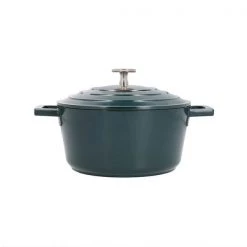 MasterClass Cast Aluminium 2.5L Casserole Dish, Hunter Green