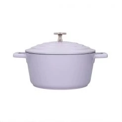 MasterClass Cast Aluminium 2.5L Casserole Dish, Lavender