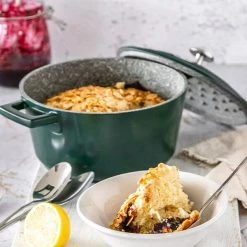 MasterClass Cast Aluminium 4L Casserole Dish, Hunter Green -POTS & PANS Sales 2022 MCMCRD24GRN Master Class Casserole Dish 4L Hunter Green 3