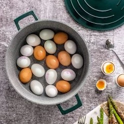 MasterClass Cast Aluminium 5L Casserole Dish, Hunter Green -POTS & PANS Sales 2022 MCMCRD28GRN Master Class Casserole Dish 5L Hunter Green 3