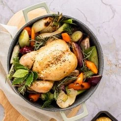 MasterClass Cast Aluminium 5L Casserole Dish, Mint 11 MasterClass Cast Aluminium 5L Casserole Dish, Mint -POTS & PANS Sales 2022 MCMCRD28MNT Master Class Casserole Dish 5L Mint 3