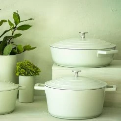 MasterClass Cast Aluminium 5L Casserole Dish, Mint 12 MasterClass Cast Aluminium 5L Casserole Dish, Mint -POTS & PANS Sales 2022 MCMCRD28MNT Master Class Casserole Dish 5L Mint 4