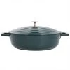 MasterClass Cast Aluminium 4L Shallow Casserole Dish, Hunter Green -POTS & PANS Sales 2022 MCMSCRD28GRN Master Class Shallow Casserole Dish 4L Hunter Green