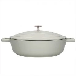 MasterClass Cast Aluminium 4L Shallow Casserole Dish, Mint