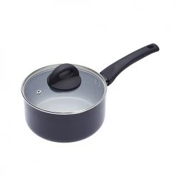 MasterClass Master Class Ceramic Coated 18cm Saucepan With Lid