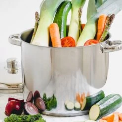 MasterClass Master Class 22cm Stainless Steel 7.0 Litre Stockpot -POTS & PANS Sales 2022 MCSTPOT22 Master Class 22cm Stainless Steel 7 0 Litre Stockpot 2