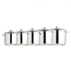 MasterClass Master Class 28cm Stainless Steel 14 Litre Stockpot -POTS & PANS Sales 2022 MCSTPOT28 Master Class 28cm Stainless Steel 14 Litre Stockpot 1