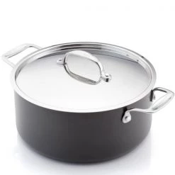 Stellar 6000 Hard Anodised 24cm Casserole -POTS & PANS Sales 2022 S636 Stellar 6000 24cm Casserole 2