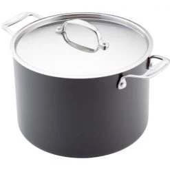 Stellar 6000 Hard Anodised 24cm Stock Pot -POTS & PANS Sales 2022 S645 Stellar 6000 24cm Stockpot 2