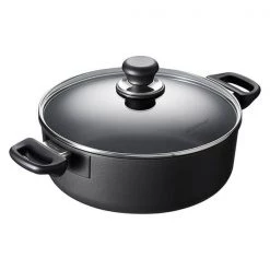 Scanpan Classic Induction 26cm Low Sauce Pot With Lid