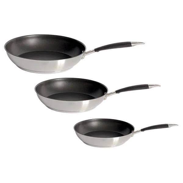 Stoven Soft Touch Induction 20cm 24cm And 28cm Fry Pan Set 3 Stoven Soft Touch Induction 20cm 24cm And 28cm Fry Pan Set