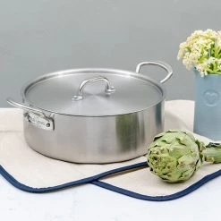 Samuel Groves Classic Stainless Steel Triply 26cm Saute Pan With Side Handles & Lid 7 Samuel Groves Classic Stainless Steel Triply 26cm Saute Pan With Side Handles & Lid -POTS & PANS Sales 2022 STP7116RHS Samuel Groves Classic 26cm Stainless Steel Triply Sautepan with Side Handles 2