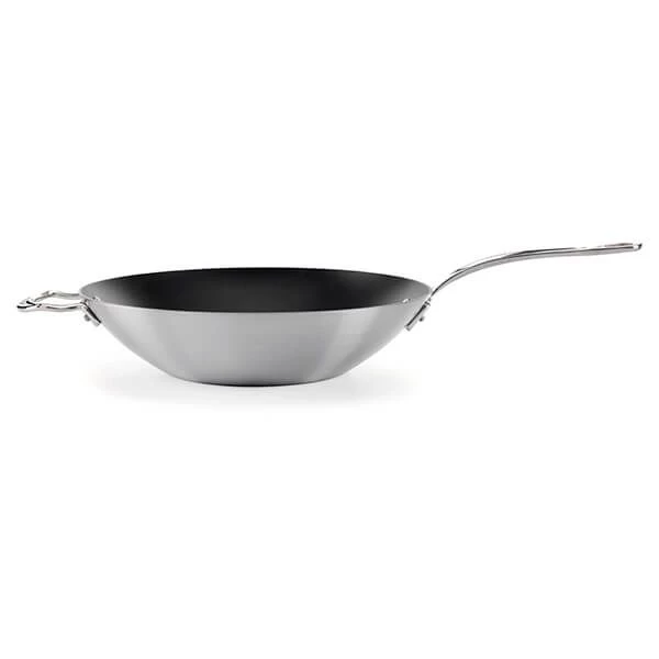 Samuel Groves Classic Non-Stick Stainless Steel Triply 32cm Wok 4 Samuel Groves Classic Non-Stick Stainless Steel Triply 32cm Wok - Image 2
