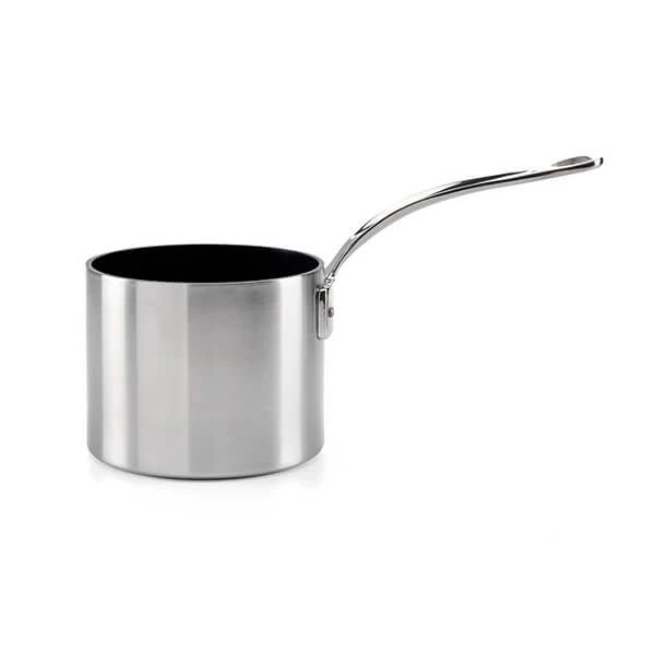 Samuel Groves Classic Non-Stick Stainless Steel Triply 14cm Straight Sided Milkpan 6 Samuel Groves Classic Non-Stick Stainless Steel Triply 14cm Straight Sided Milkpan - Image 4