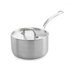 Samuel Groves Classic Non-Stick Stainless Steel Triply 16cm Saucepan With Lid