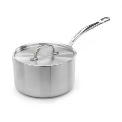 Samuel Groves Classic Stainless Steel Triply 18cm Saucepan With Lid