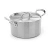 Samuel Groves Classic Stainless Steel Triply 20cm Casserole Pan With Lid 2 Samuel Groves Classic Stainless Steel Triply 20cm Casserole Pan With Lid -POTS & PANS Sales 2022 STP7514RH Samuel Groves Classic 20cm Stainless Steel Triply Casserole Pan with Lid