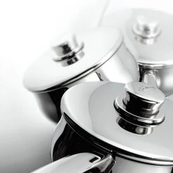 Stellar 1000 22cm Saucepan With Helper Handle -POTS & PANS Sales 2022 Stellar 1000 Macro And Lifestyle Images 3 3