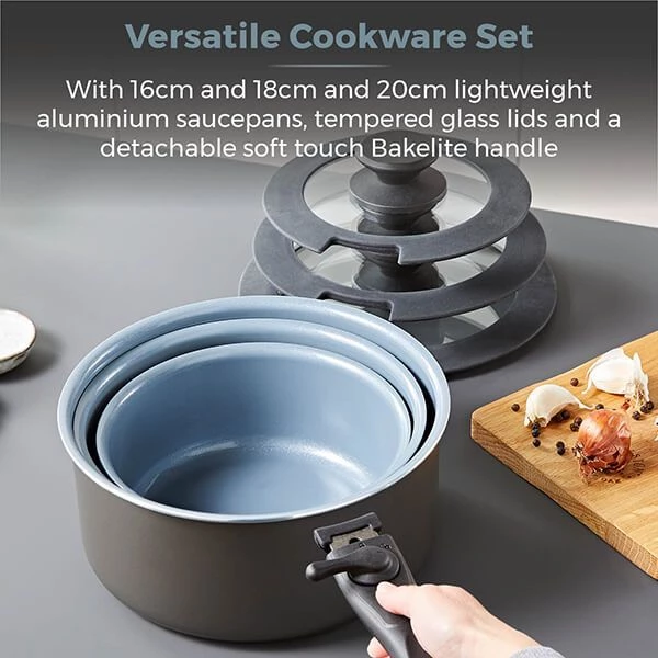 Tower Freedom 7 Piece Cookware Set 5 Tower Freedom 7 Piece Cookware Set - Image 3