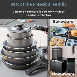 Tower Freedom 3 Piece Frying Pan Set 24/28cm -POTS & PANS Sales 2022 T800203 Tower Freedom 3 Piece 24 28cm Frying Pan Set 3
