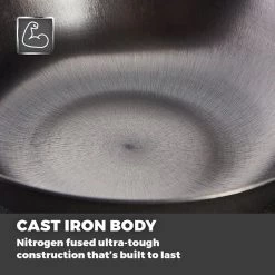 Tower Titan Cast Iron 28cm Fry Pan 10 Tower Titan Cast Iron 28cm Fry Pan -POTS & PANS Sales 2022 T800226 Tower Titan 28cm Cast Iron Fry Pan 3
