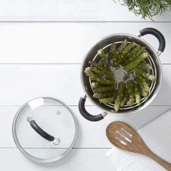 Tower Essentials 16cm Asparagus Steamer -POTS & PANS Sales 2022 T80840 Tower Essentials 16cm Asparagus Steamer 4