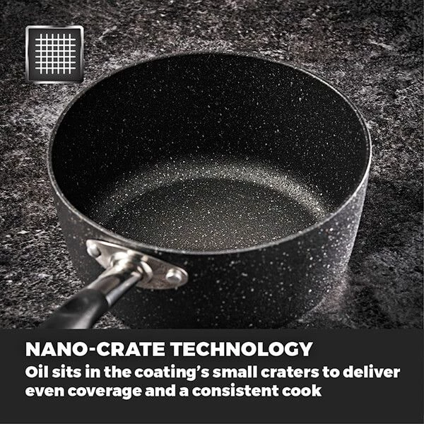 Tower Precision 5 Piece Pan Set Black 6 Tower Precision 5 Piece Pan Set Black - Image 4