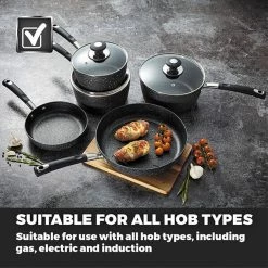 Tower Precision 5 Piece Pan Set Black 12 Tower Precision 5 Piece Pan Set Black -POTS & PANS Sales 2022 T900110 Tower Precision 5 Piece Pan Set Black 4