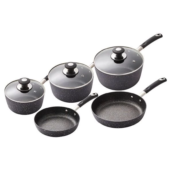 Tower Precision 5 Piece Pan Set Black 3 Tower Precision 5 Piece Pan Set Black
