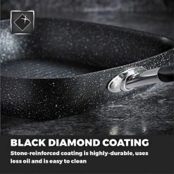 Tower Precision 28cm Grill Pan Black -POTS & PANS Sales 2022 T900115 Tower Precision 28cm Grill Pan Black 2