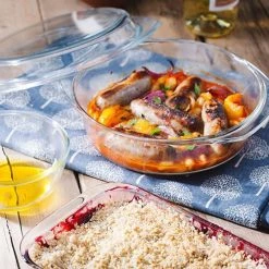 Judge Kitchen Glass Casserole 2L -POTS & PANS Sales 2022 TC376 Judge Kitchen Glass Casserole 2L 3