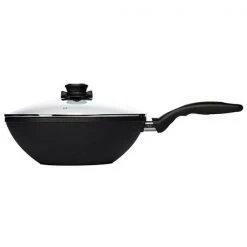 Swiss Diamond XD Induction 28cm Wok With Lid & Tempura Rack -POTS & PANS Sales 2022 XD61128ic Swiss Diamond XD Induction 28cm Wok with Lid And Tempura Rack 2