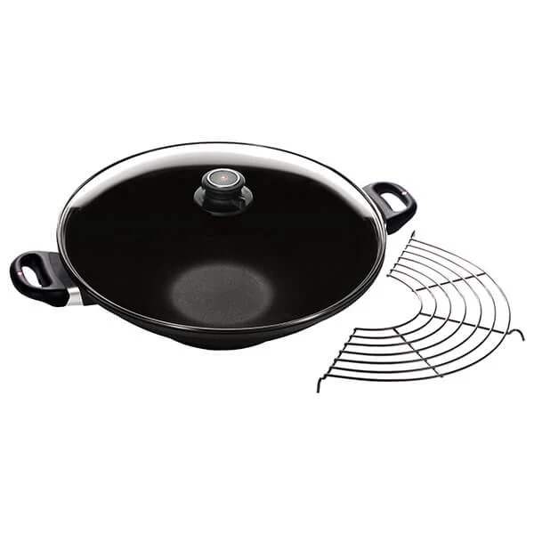 Swiss Diamond XD Induction 36cm Wok With Lid & Tempura Rack 4 Swiss Diamond XD Induction 36cm Wok With Lid & Tempura Rack - Image 2