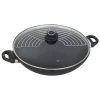Swiss Diamond XD Induction 36cm Wok With Lid & Tempura Rack -POTS & PANS Sales 2022 XD61136ic Swiss Diamond XD Induction 36cm Wok with Lid And Tempura Rack